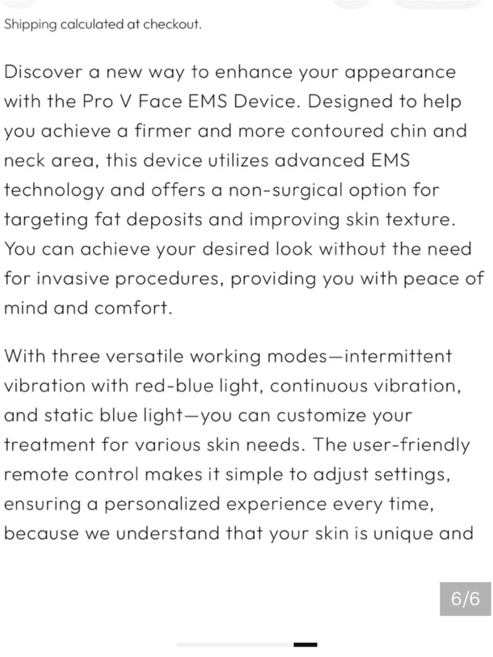 Predire Pro V Face Wearable Neck & Chin Lifting Device - Black
